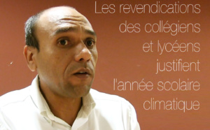 Yvan Dejean : Les revendications des collégiens et lycéens justifient l'année scolaire climatique