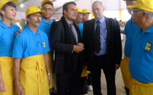 Le Président Didier ROBERT rencontre les jeunes Réunionnais pour la fête du pain à Paris