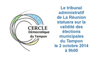 Élections municipales du Tampon au tribunal administratif