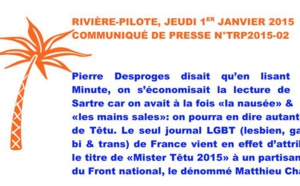 LA HONTE : MISTER TÊTU 2015 EST UN NOUVEAU GESTAPETTE