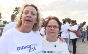 La marche des femmes jusqu'au meeting