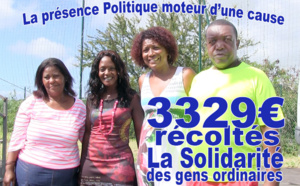 L'opération de solidarité a rapporté à la famille FETISOI 3329€