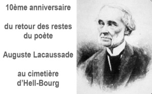 10ème anniversaire du retour des restes du poète Auguste Lacaussade au cimetière d’Hell-Bourg