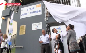 Jimmy TOUNEJI donne son nom au stade de son quartier à Sainte-Suzanne