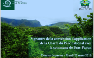 Signature de la convention d’application de la Charte du Parc national avec la commune de Bras-Panon