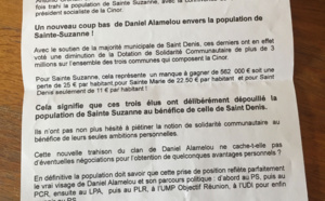 Des élus Sainte Suzanne dénoncent le nouveau coup bas de Daniel ALAMÉLOU